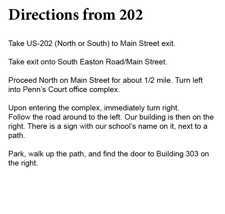 Locations & Directions New Hope Academy